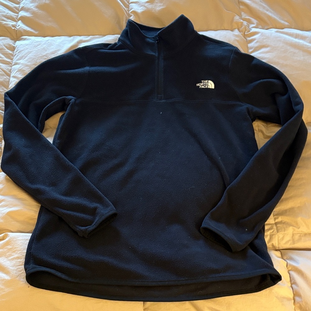 The North Face W’s Black 3/4 Zip Fleece Sweater